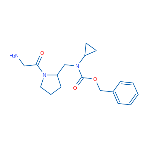 Benzyl ((1-(2-aminoacetyl)pyrrolidin-2-yl)methyl)(cyclopropyl)carbamate 1g