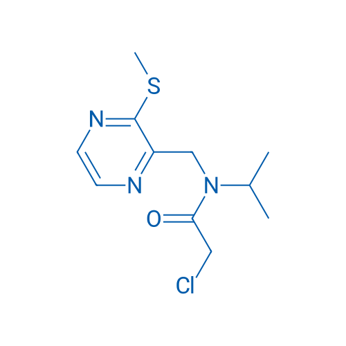 2-Chloro-N-isopropyl-N-((3-(methylthio)pyrazin-2-yl)methyl)acetamide 1g
