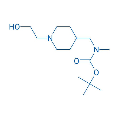 tert-Butyl ((1-(2-hydroxyethyl)piperidin-4-yl)methyl)(methyl)carbamate 1g