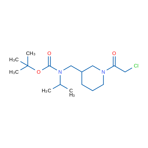 tert-Butyl ((1-(2-chloroacetyl)piperidin-3-yl)methyl)(isopropyl)carbamate 1g