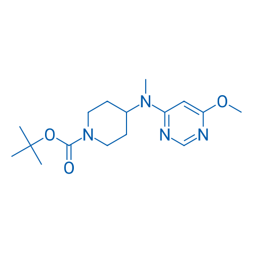 tert-Butyl 4-((6-methoxypyrimidin-4-yl)(methyl)amino)piperidine-1-carboxylate 100mg