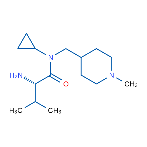 (S)-2-Amino-N-cyclopropyl-3-methyl-N-((1-methylpiperidin-4-yl)methyl)butanamide 1g