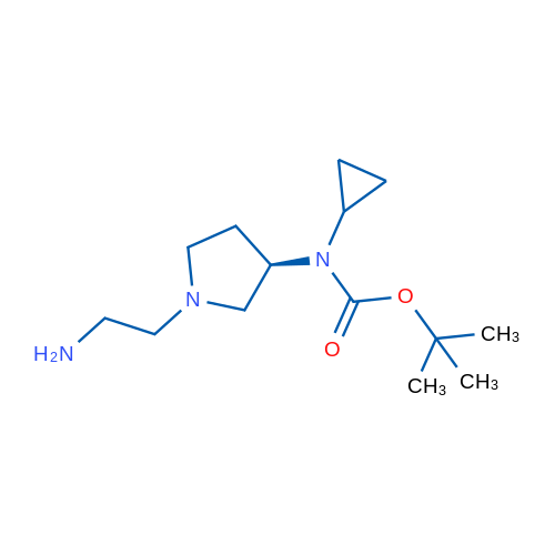 (R)-tert-Butyl (1-(2-aminoethyl)pyrrolidin-3-yl)(cyclopropyl)carbamate 1g