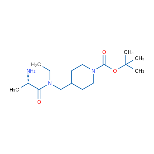 (S)-tert-Butyl 4-((2-amino-N-ethylpropanamido)methyl)piperidine-1-carboxylate 1g