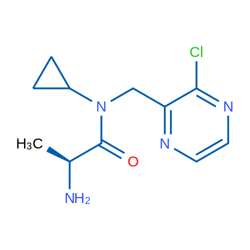 (S)-2-Amino-N-((3-chloropyrazin-2-yl)methyl)-N-cyclopropylpropanamide 1g
