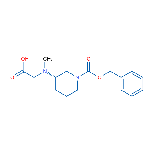 (S)-2-((1-((Benzyloxy)carbonyl)piperidin-3-yl)(methyl)amino)acetic acid 1g