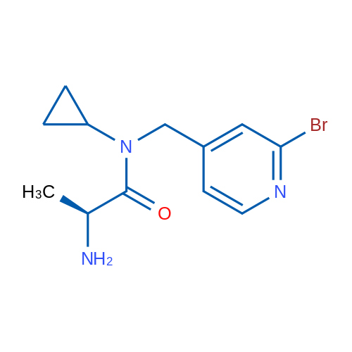 (S)-2-Amino-N-((2-bromopyridin-4-yl)methyl)-N-cyclopropylpropanamide 1g
