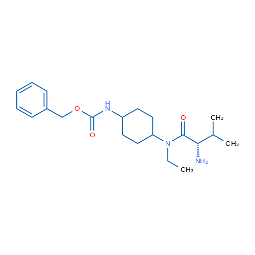(S)-Benzyl (4-(2-amino-N-ethyl-3-methylbutanamido)cyclohexyl)carbamate 1g