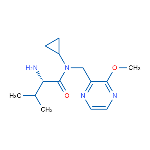 (S)-2-Amino-N-cyclopropyl-N-((3-methoxypyrazin-2-yl)methyl)-3-methylbutanamide 1g