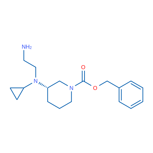 (S)-Benzyl 3-((2-aminoethyl)(cyclopropyl)amino)piperidine-1-carboxylate 1g