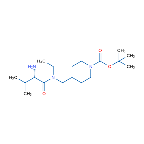 (S)-tert-Butyl 4-((2-amino-N-ethyl-3-methylbutanamido)methyl)piperidine-1-carboxylate 1g