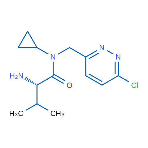 (S)-2-Amino-N-((6-chloropyridazin-3-yl)methyl)-N-cyclopropyl-3-methylbutanamide 1g