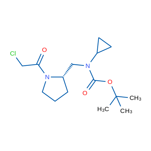 (S)-tert-Butyl ((1-(2-chloroacetyl)pyrrolidin-2-yl)methyl)(cyclopropyl)carbamate 1g