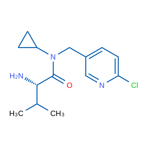 (S)-2-Amino-N-((6-chloropyridin-3-yl)methyl)-N-cyclopropyl-3-methylbutanamide 1g
