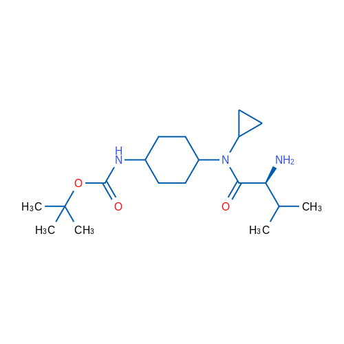 (S)-tert-Butyl (4-(2-amino-N-cyclopropyl-3-methylbutanamido)cyclohexyl)carbamate 1g