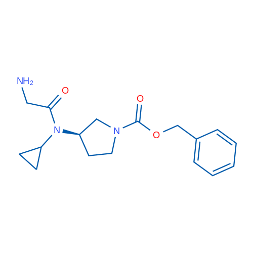 (R)-Benzyl 3-(2-amino-N-cyclopropylacetamido)pyrrolidine-1-carboxylate 1g