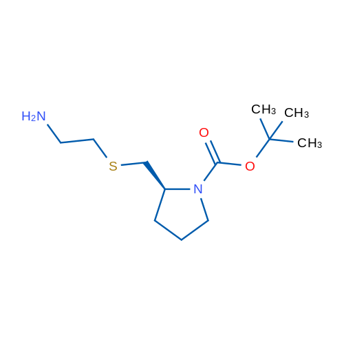 (S)-tert-Butyl 2-(((2-aminoethyl)thio)methyl)pyrrolidine-1-carboxylate 1g