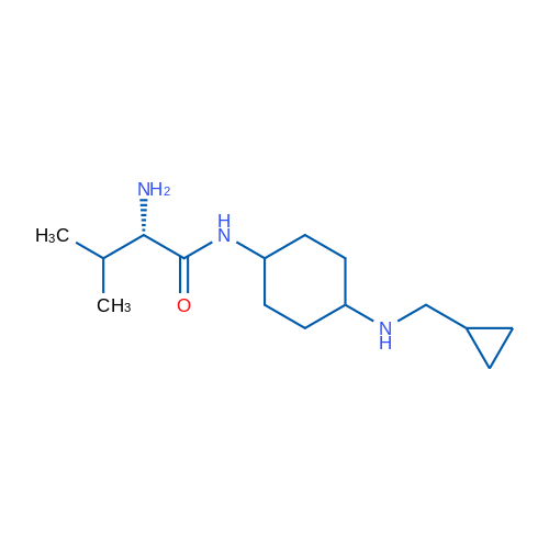 (S)-2-Amino-N-(4-((cyclopropylmethyl)amino)cyclohexyl)-3-methylbutanamide 1g
