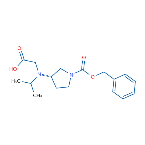 (S)-2-((1-((Benzyloxy)carbonyl)pyrrolidin-3-yl)(isopropyl)amino)acetic acid 1g