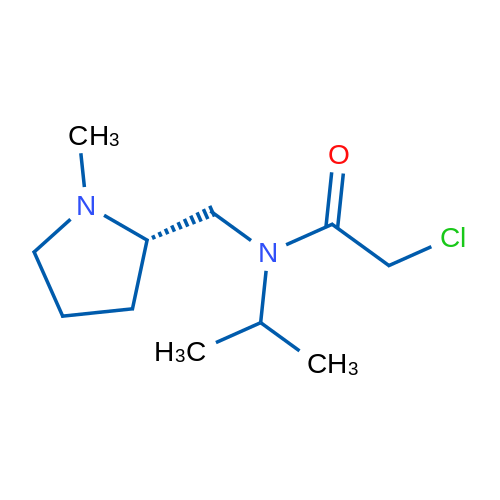 (S)-2-Chloro-N-isopropyl-N-((1-methylpyrrolidin-2-yl)methyl)acetamide 1g