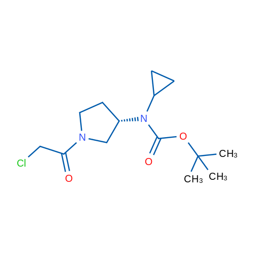 (S)-tert-Butyl (1-(2-chloroacetyl)pyrrolidin-3-yl)(cyclopropyl)carbamate 1g