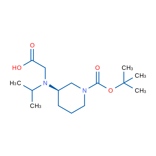 (R)-2-((1-(tert-Butoxycarbonyl)piperidin-3-yl)(isopropyl)amino)acetic acid 1g