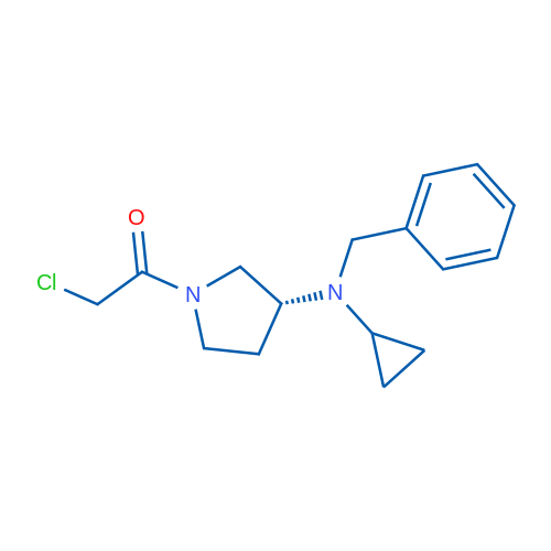 (R)-1-(3-(Benzyl(cyclopropyl)amino)pyrrolidin-1-yl)-2-chloroethanone 1g