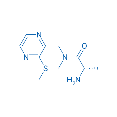 (S)-2-Amino-N-methyl-N-((3-(methylthio)pyrazin-2-yl)methyl)propanamide 1g