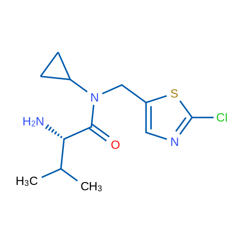 (S)-2-Amino-N-((2-chlorothiazol-5-yl)methyl)-N-cyclopropyl-3-methylbutanamide 1g