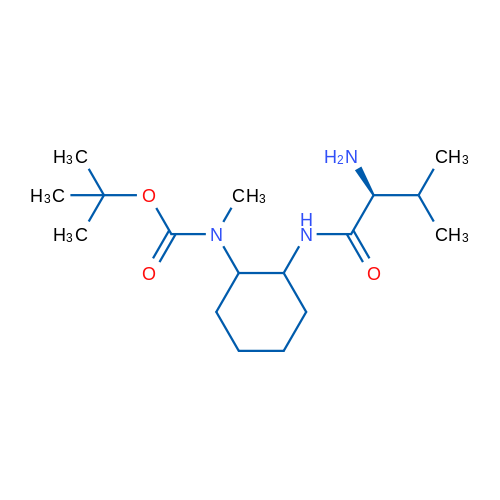 tert-Butyl (2-((S)-2-amino-3-methylbutanamido)cyclohexyl)(methyl)carbamate 1g