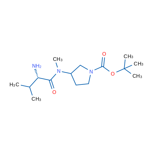 tert-Butyl 3-((S)-2-amino-N,3-dimethylbutanamido)pyrrolidine-1-carboxylate 1g