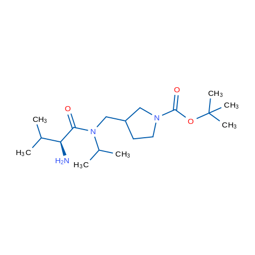 tert-Butyl 3-(((S)-2-amino-N-isopropyl-3-methylbutanamido)methyl)pyrrolidine-1-carboxylate 1g