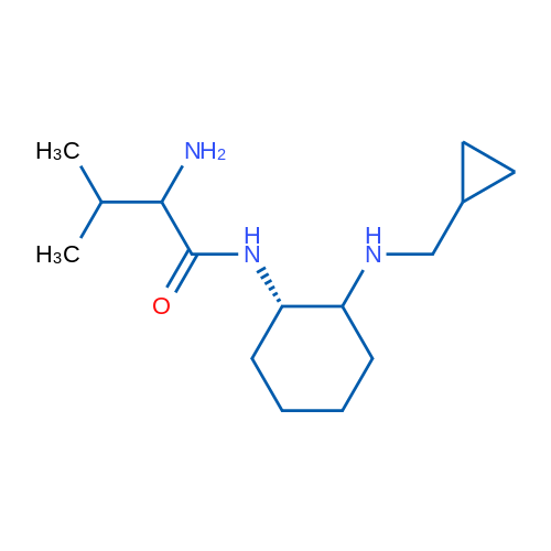 2-Amino-N-((1S)-2-((cyclopropylmethyl)amino)cyclohexyl)-3-methylbutanamide 1g