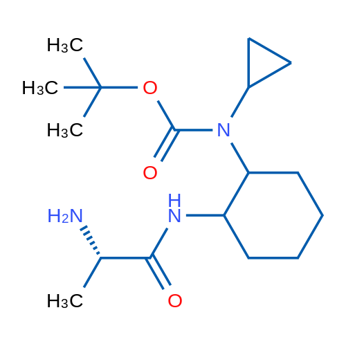 tert-Butyl (2-((S)-2-aminopropanamido)cyclohexyl)(cyclopropyl)carbamate 1g