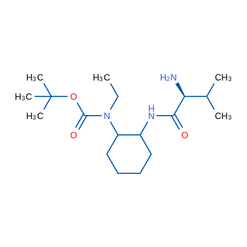 tert-Butyl (2-((S)-2-amino-3-methylbutanamido)cyclohexyl)(ethyl)carbamate 1g