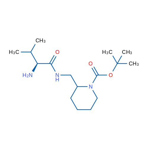 tert-Butyl 2-(((S)-2-amino-3-methylbutanamido)methyl)piperidine-1-carboxylate 1g