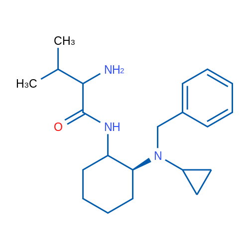 2-Amino-N-((2S)-2-(benzyl(cyclopropyl)amino)cyclohexyl)-3-methylbutanamide 1g
