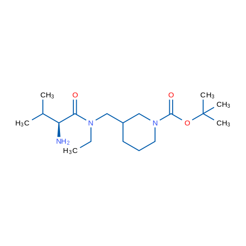 tert-Butyl 3-(((S)-2-amino-N-ethyl-3-methylbutanamido)methyl)piperidine-1-carboxylate 1g