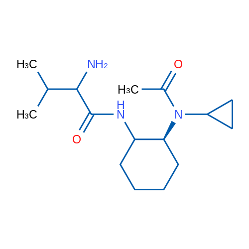 2-Amino-N-((2S)-2-(N-cyclopropylacetamido)cyclohexyl)-3-methylbutanamide 1g
