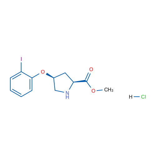 (2S,4S)-Methyl 4-(2-iodophenoxy)pyrrolidine-2-carboxylate hydrochloride 5g