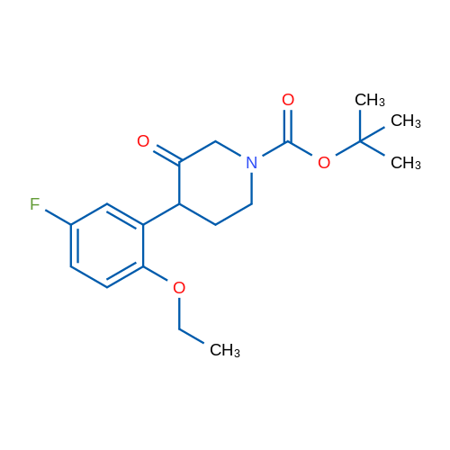 tert-Butyl 4-(2-ethoxy-5-fluorophenyl)-3-oxopiperidine-1-carboxylate 1g
