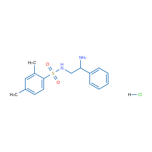 N-(2-Amino-2-phenylethyl)-2,4-dimethylbenzene-1-sulfonamide hydrochloride 250mg