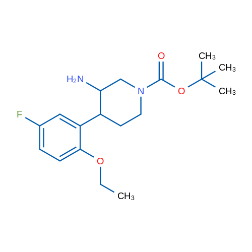 tert-Butyl 3-amino-4-(2-ethoxy-5-fluorophenyl)piperidine-1-carboxylate 1g