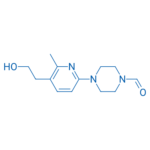4-(5-(2-Hydroxyethyl)-6-methylpyridin-2-yl)piperazine-1-carbaldehyde 1g