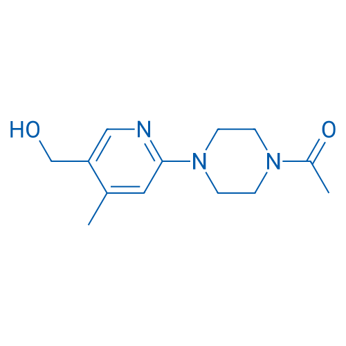 1-(4-(5-(Hydroxymethyl)-4-methylpyridin-2-yl)piperazin-1-yl)ethanone 1g