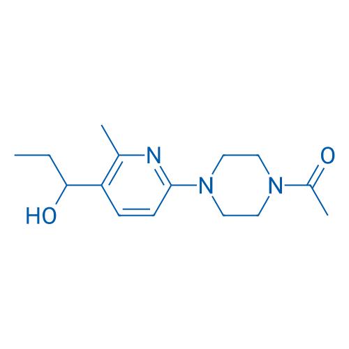 1-(4-(5-(1-Hydroxypropyl)-6-methylpyridin-2-yl)piperazin-1-yl)ethanone 1g