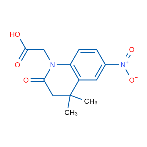 2-(4,4-Dimethyl-6-nitro-2-oxo-3,4-dihydroquinolin-1(2H)-yl)acetic acid 1g