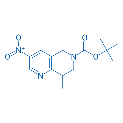 tert-Butyl 8-methyl-3-nitro-7,8-dihydro-1,6-naphthyridine-6(5H)-carboxylate 1g