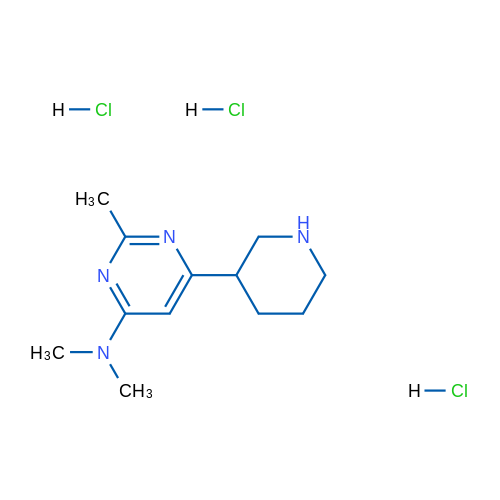 N,N,2-Trimethyl-6-(piperidin-3-yl)pyrimidin-4-amine trihydrochloride 1g