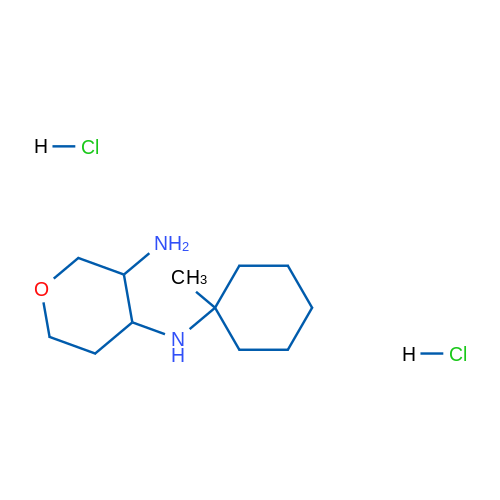N4-(1-Methylcyclohexyl)tetrahydro-2H-pyran-3,4-diamine dihydrochloride 1g